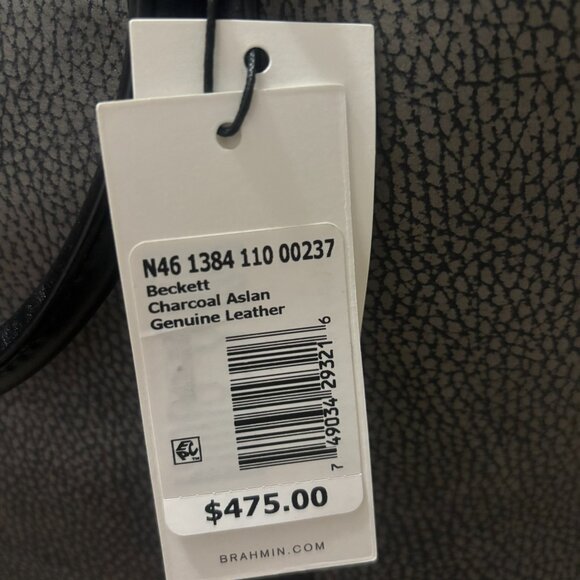 NWT Brahman Beckett Leather tote - Picture 3 of 7